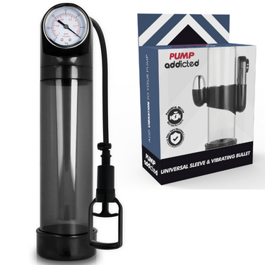 Pompa per il pene Pump Addicted con vibrazione e miglioramento erezione